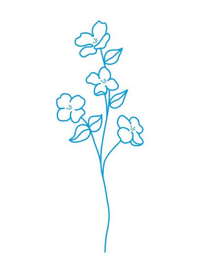Flor izquierda